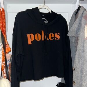 Oklahoma State Cropped Hoodie